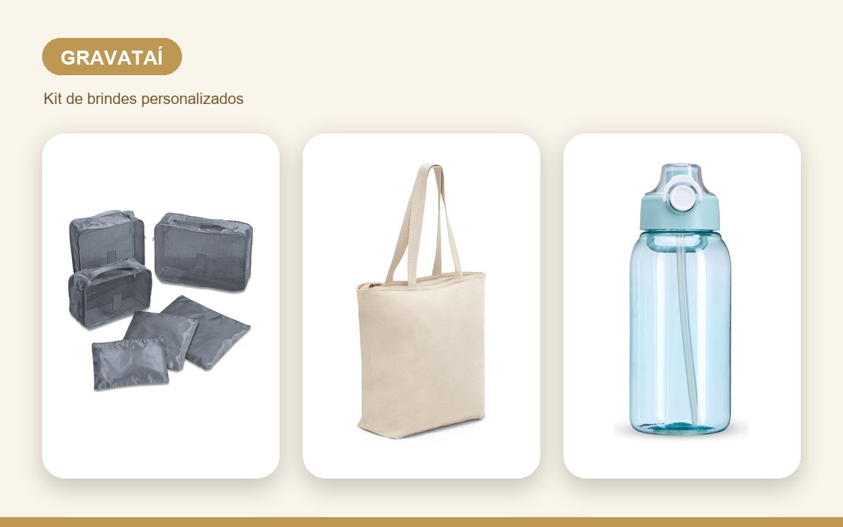 Brindes personalizados com a sua marca — Brindes Corporativos em Gravataí: Kits para Empresas