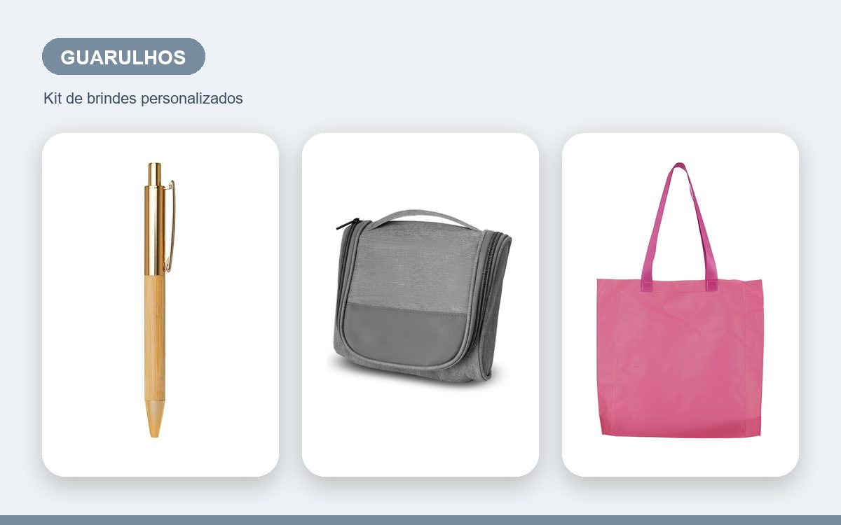 Brindes personalizados com a sua marca — Brindes Corporativos em Guarulhos: Kits para Empresas