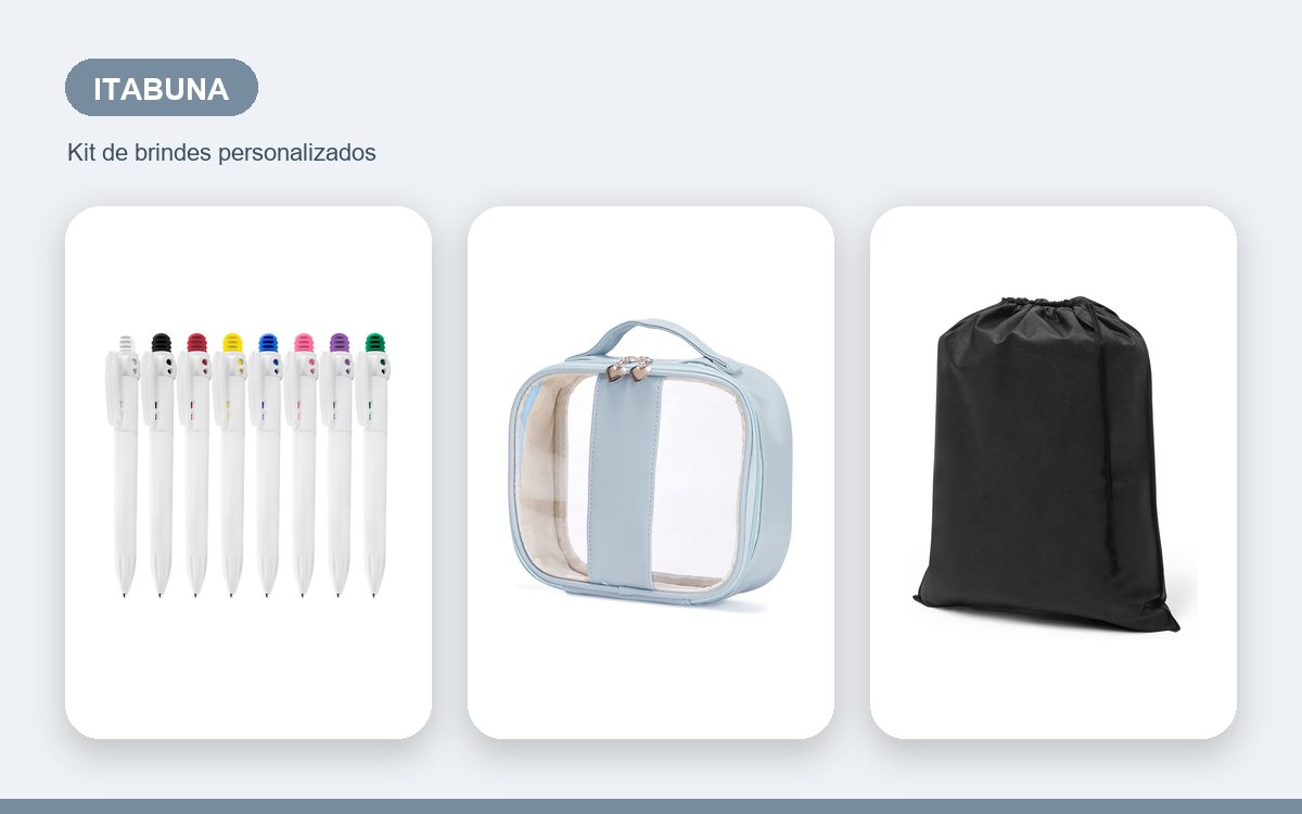 Brindes personalizados com a sua marca — Brindes Corporativos em Itabuna: Kits para Empresas