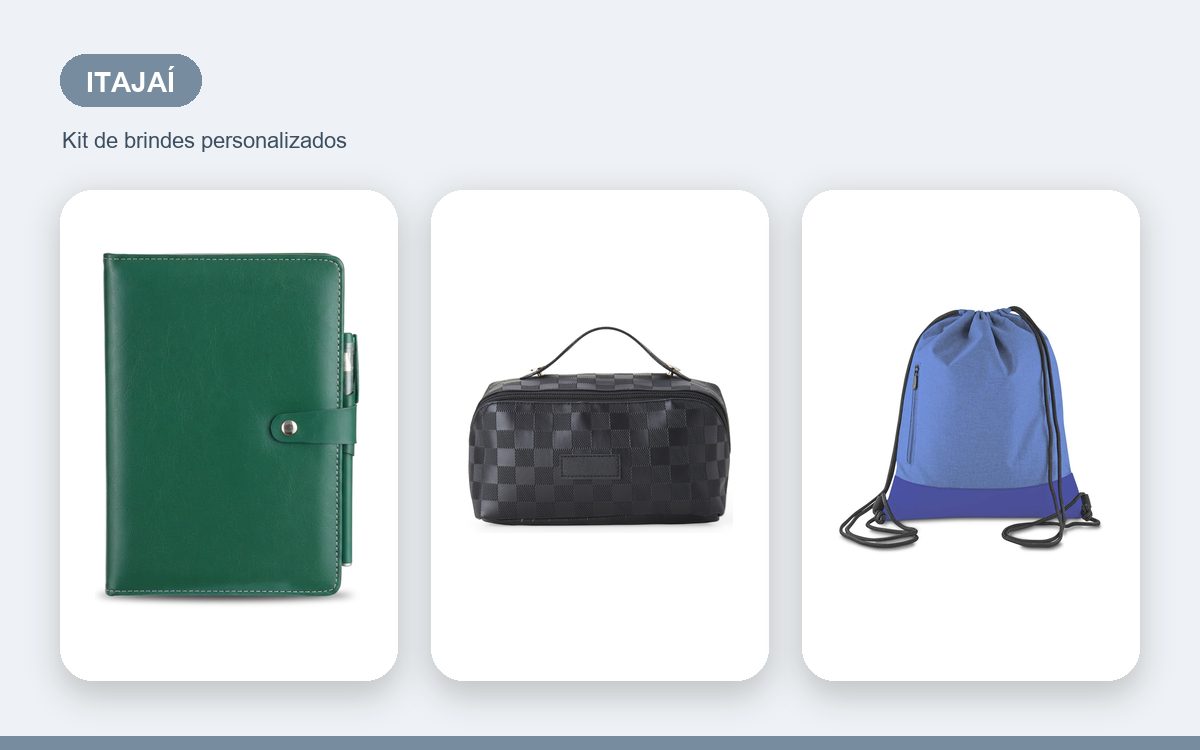 Brindes personalizados com a sua marca — Brindes Corporativos em Itajaí: Kits para Empresas