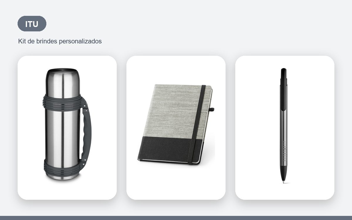 Brindes personalizados com a sua marca — Brindes Corporativos em Itu: Kits para Empresas e Eventos