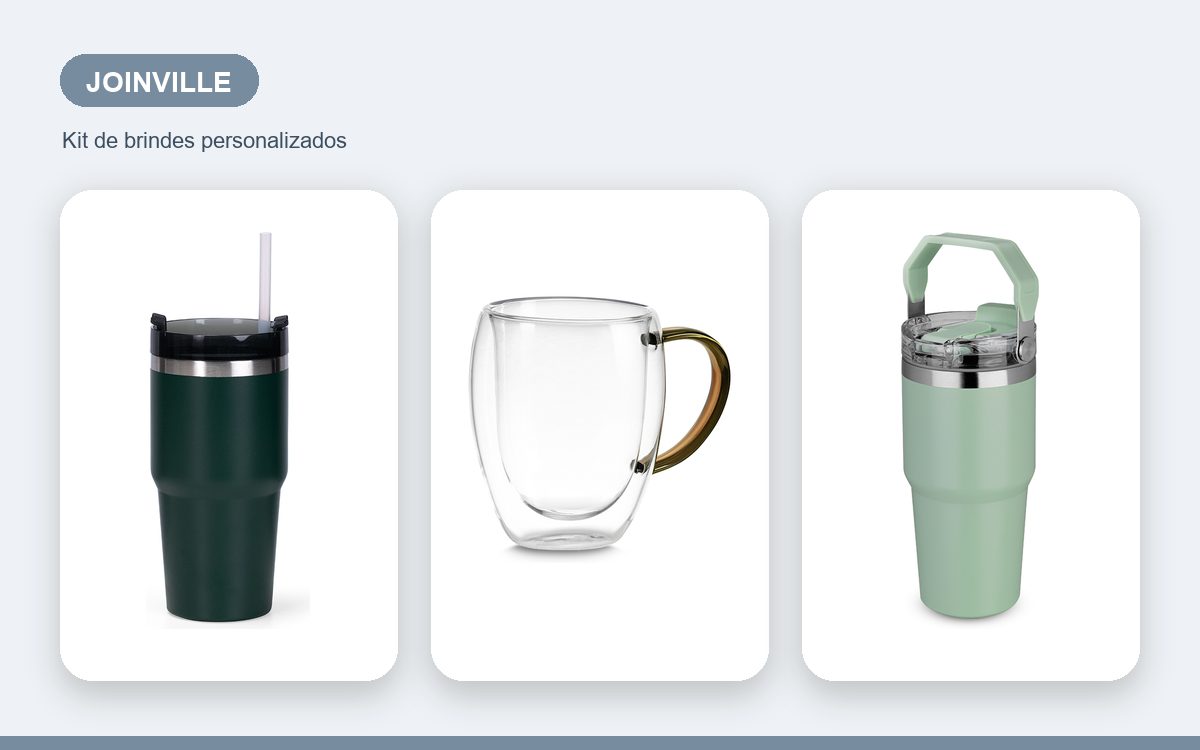 Brindes personalizados com a sua marca — Brindes Corporativos em Joinville: Kits para Empresas