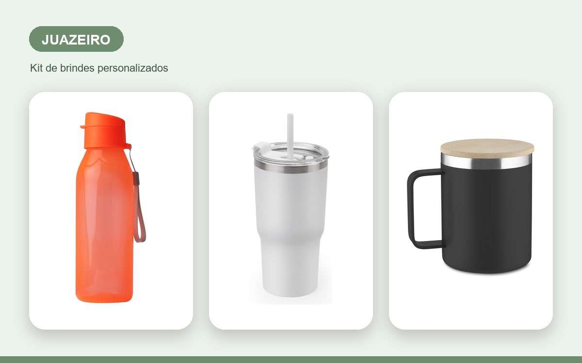 Brindes personalizados com a sua marca — Brindes Corporativos em Juazeiro: Kits para Empresas