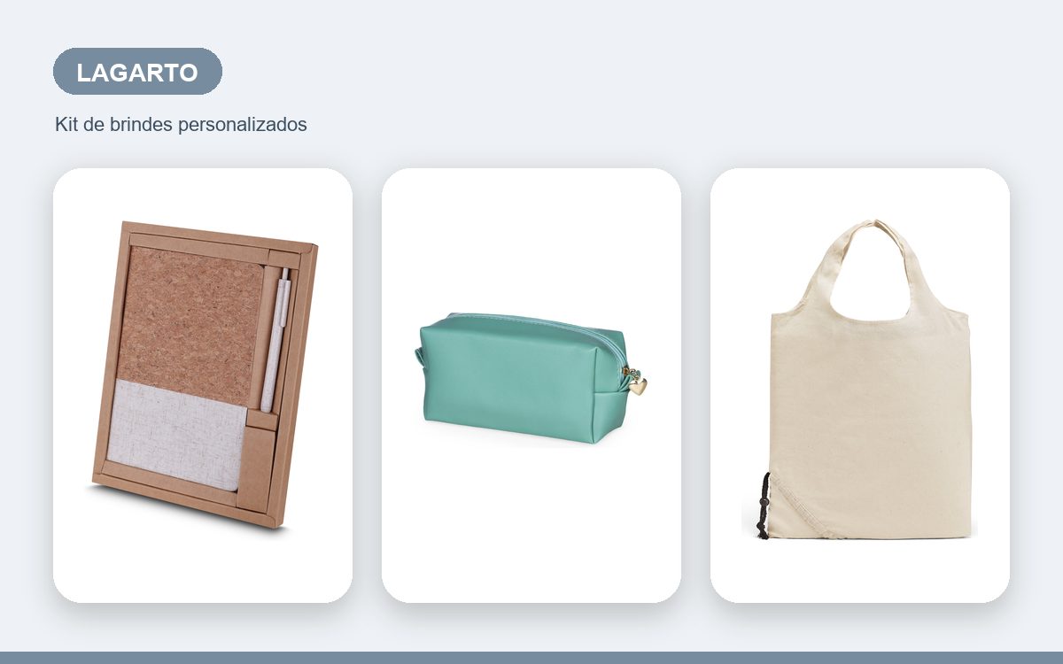 Brindes personalizados com a sua marca — Brindes Corporativos em Lagarto: Kits para Empresas