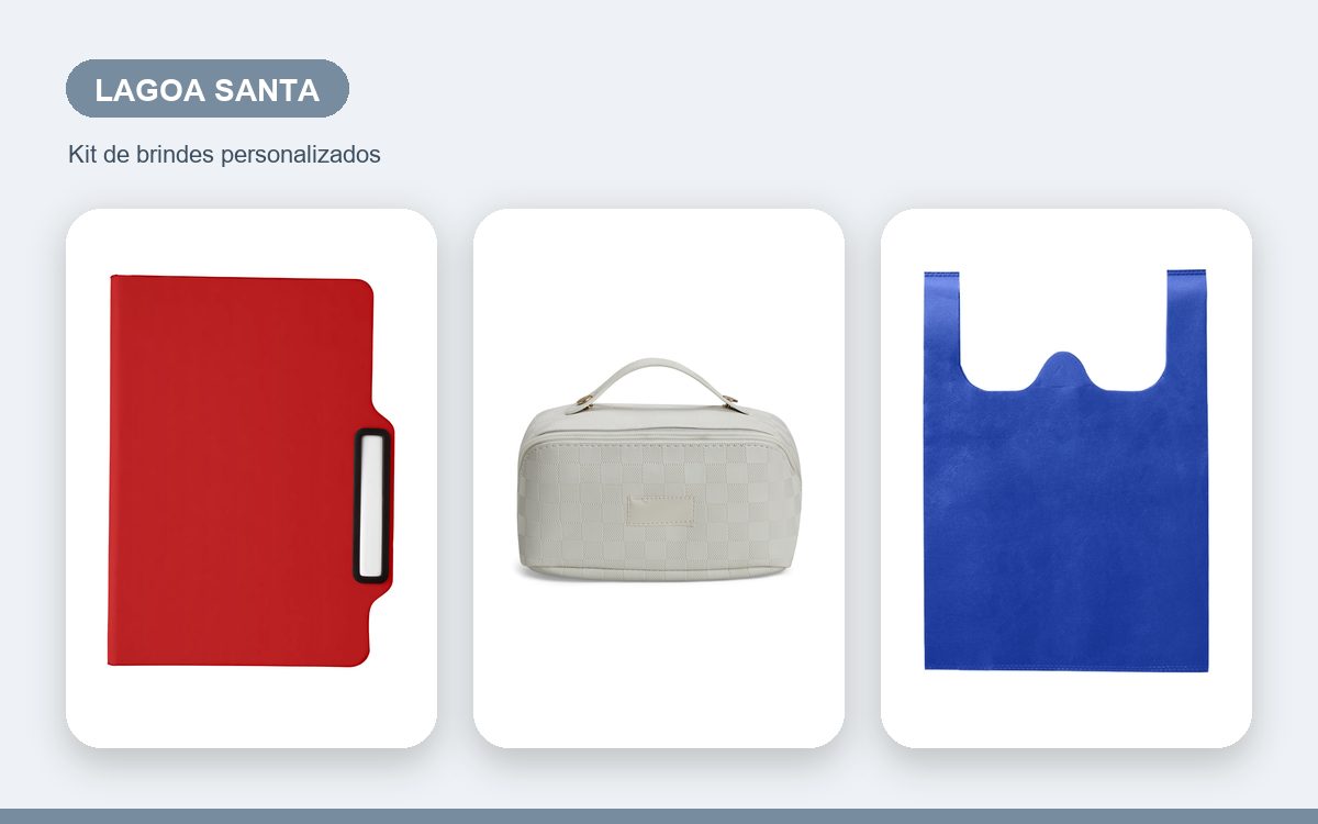 Brindes personalizados com a sua marca — Brindes Corporativos em Lagoa Santa: Kits e Ações para Empresas
