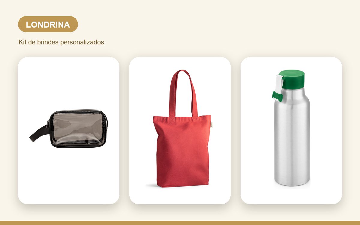 Brindes personalizados com a sua marca — Brindes Corporativos em Londrina: Kits para Empresas