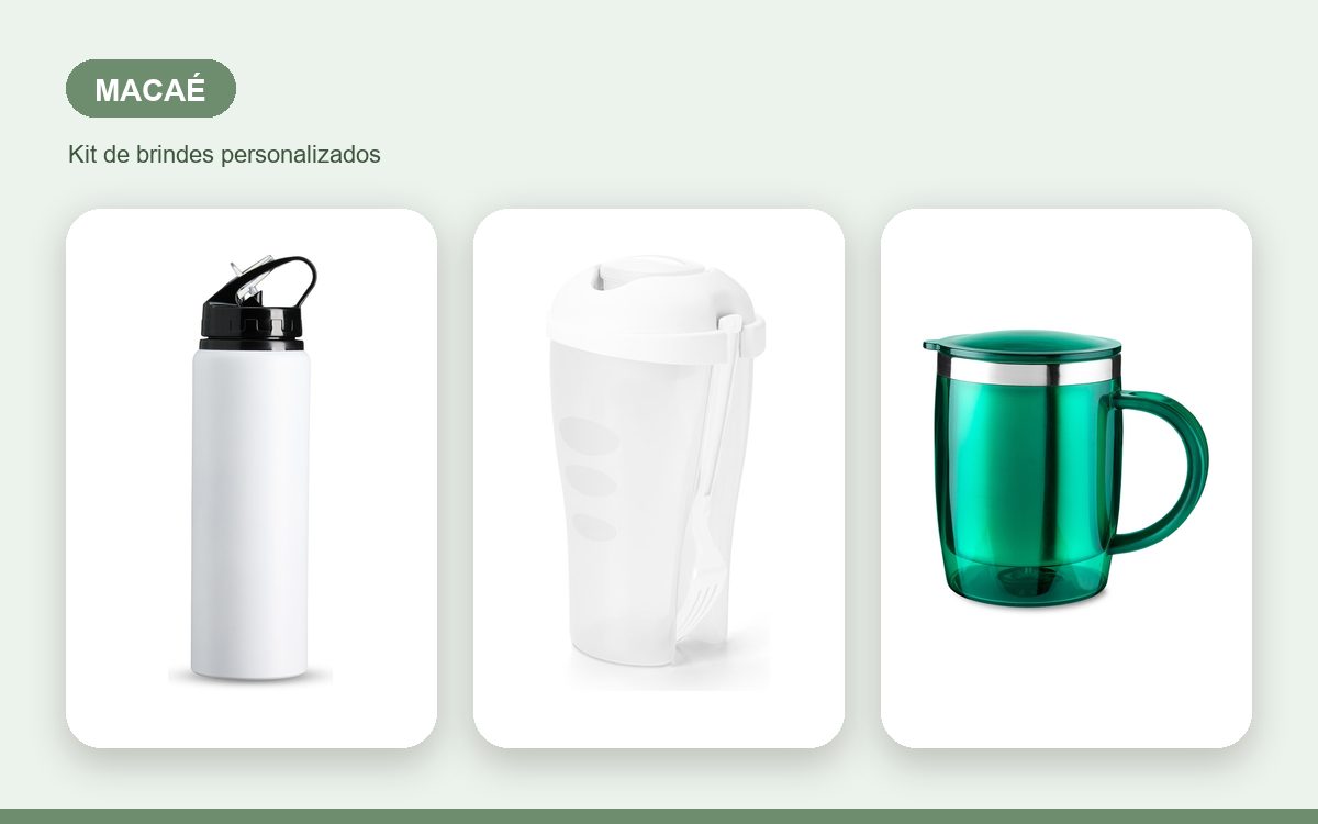 Brindes personalizados com a sua marca — Brindes Corporativos em Macaé: Kits para sua Empresa