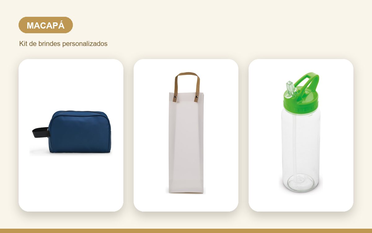 Brindes personalizados com a sua marca — Brindes Corporativos em Macapá: Kits para Empresas