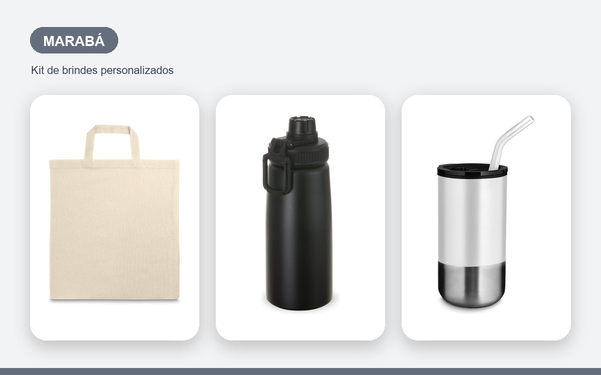 Brindes personalizados com a sua marca — Brindes Corporativos em Marabá: Kits para Empresas
