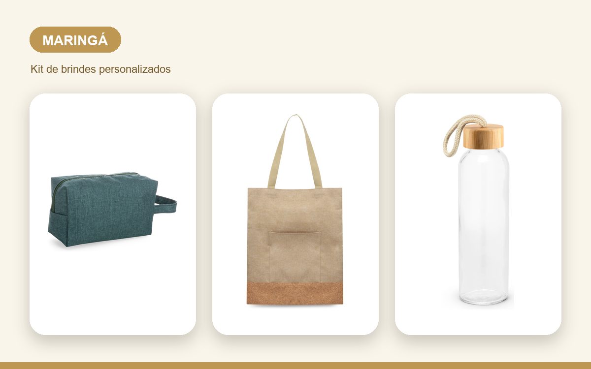 Brindes personalizados com a sua marca — Brindes Corporativos em Maringá: Kits para Empresas