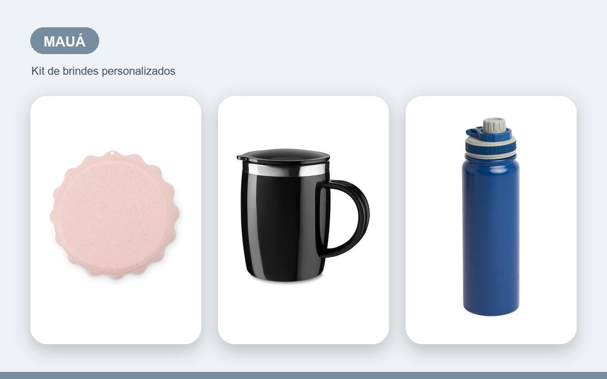 Brindes personalizados com a sua marca — Brindes corporativos em Mauá: kits para sua empresa