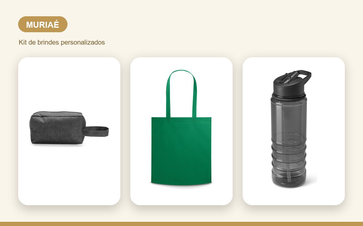 Brindes personalizados com a sua marca — Brindes corporativos em Muriaé: kits para fortalecer sua marca