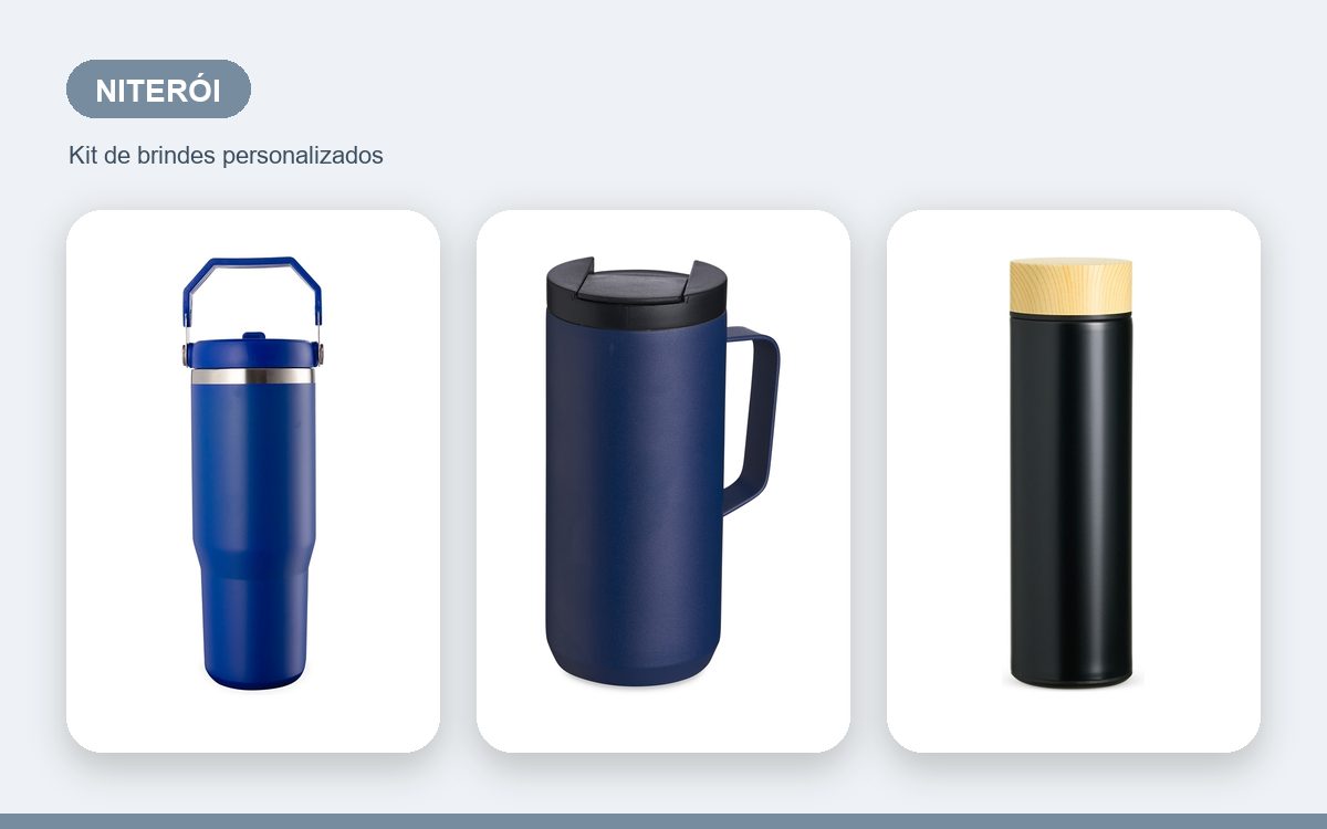 Brindes personalizados com a sua marca — Brindes Corporativos em Niterói: Kits para Ações Empresariais
