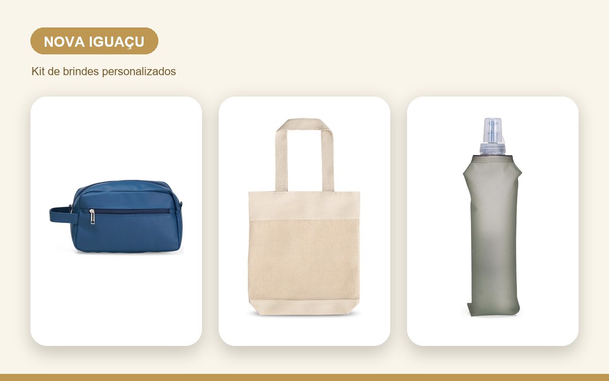 Brindes personalizados com a sua marca — Brindes Corporativos em Nova Iguaçu: Kits para Empresas