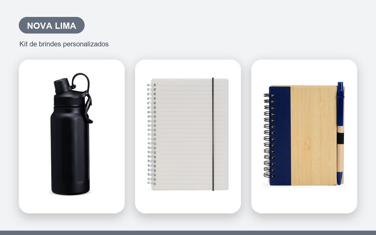 Brindes personalizados com a sua marca — Brindes Corporativos em Nova Lima: Kits e Ações Personalizadas