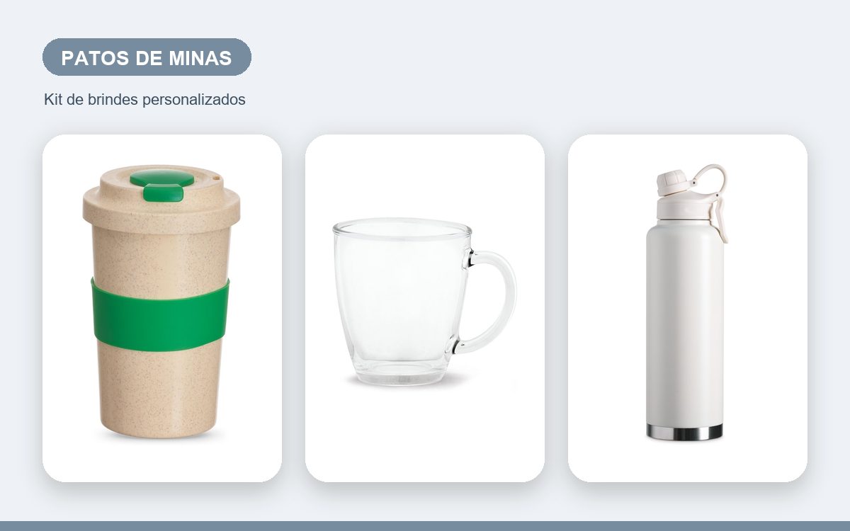 Brindes personalizados com a sua marca — Brindes corporativos em Patos de Minas: kits e ações para empresas