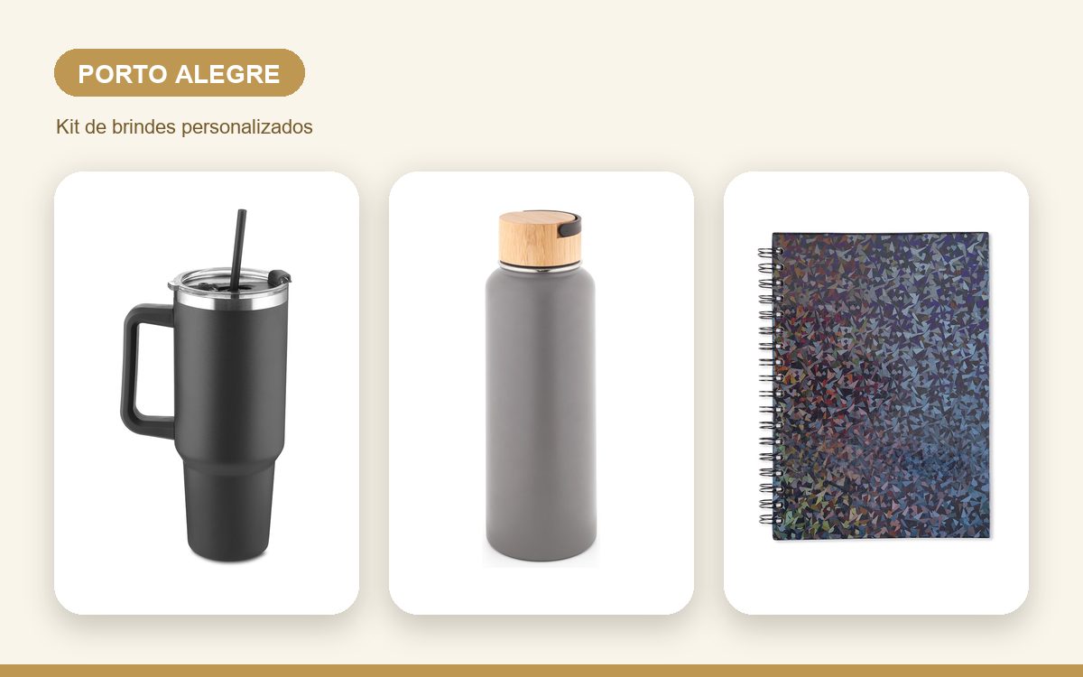 Brindes personalizados com a sua marca — Brindes Corporativos em Porto Alegre: Kits para Empresas