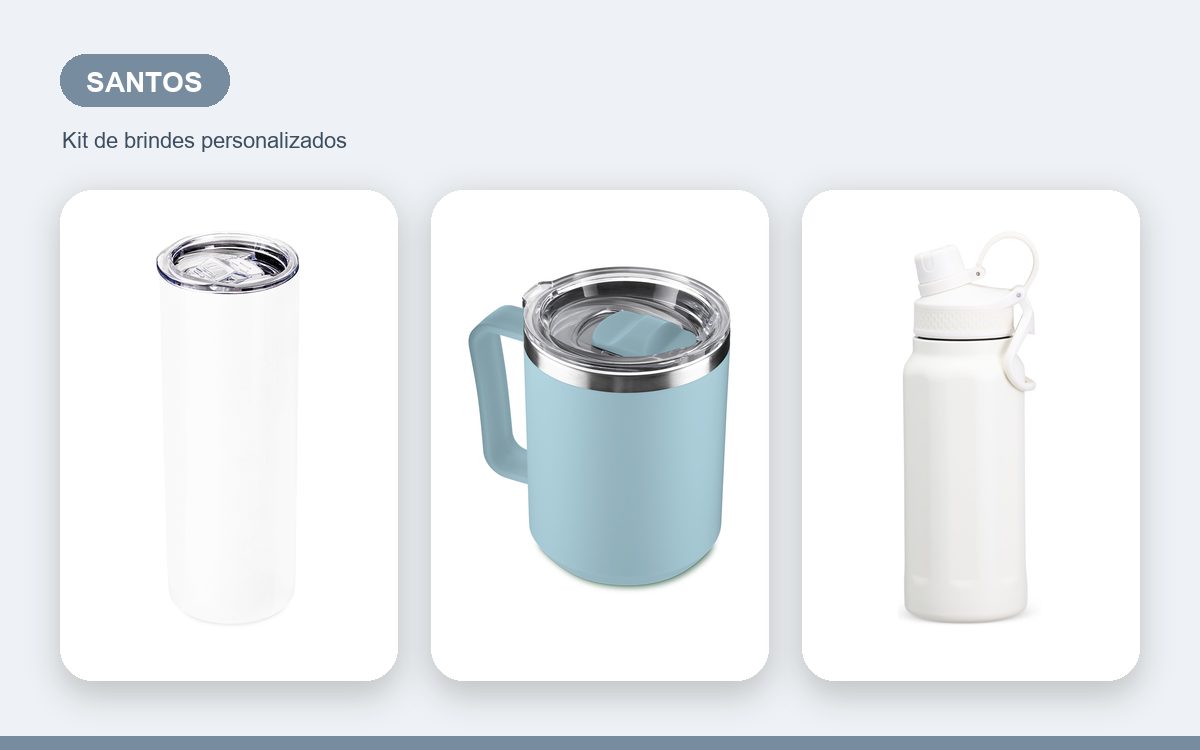 Brindes personalizados com a sua marca — Brindes corporativos em Santos: kits para sua empresa