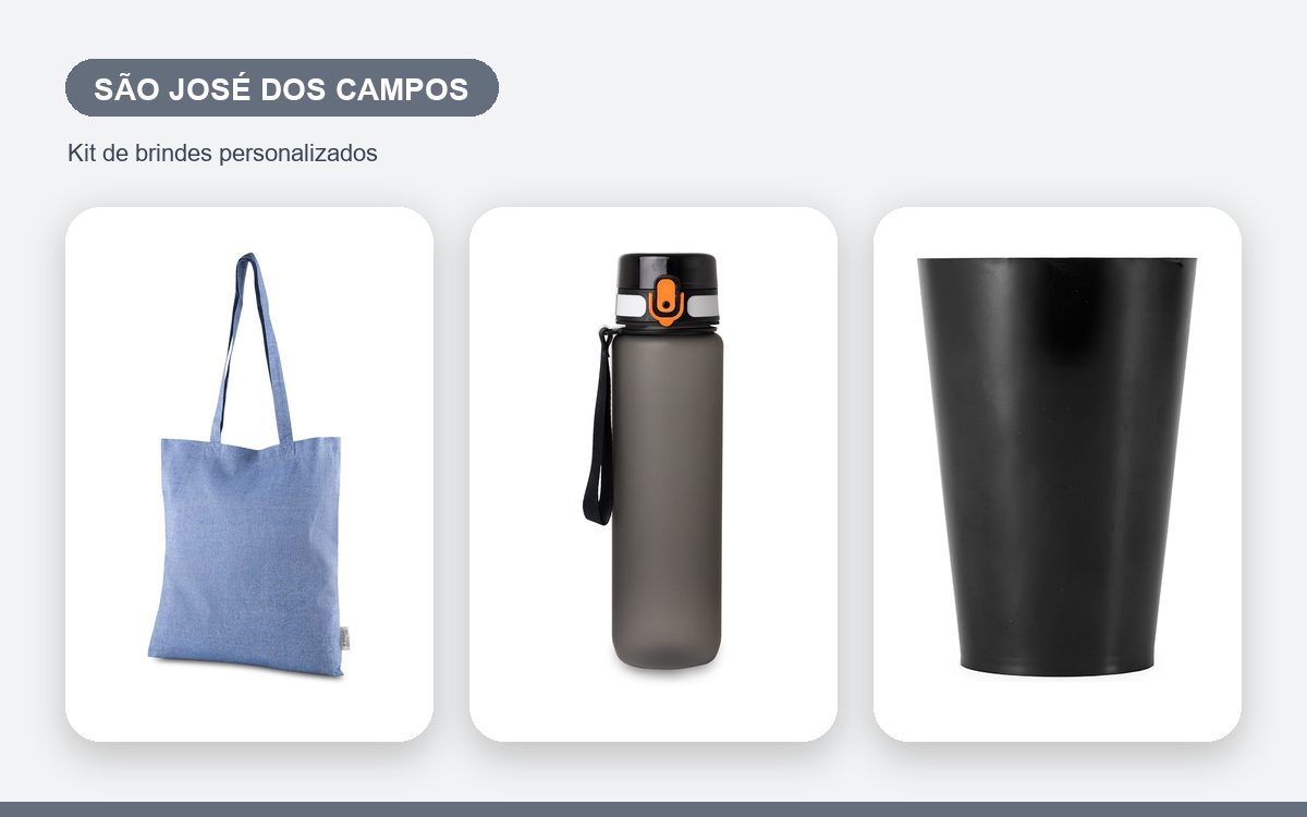 Brindes personalizados com a sua marca — Brindes corporativos em São José dos Campos: kits para empresas