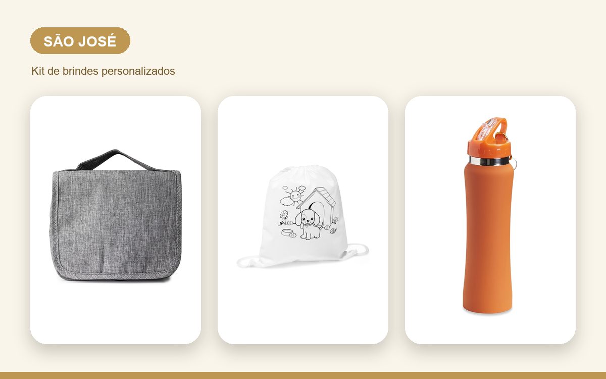 Brindes personalizados com a sua marca — Brindes Corporativos em São José: Kits para Empresas