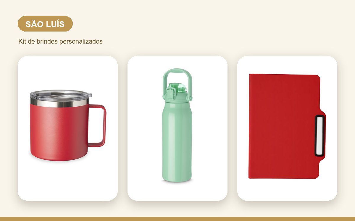 Brindes personalizados com a sua marca — Brindes Corporativos em São Luís: Kits para Empresas