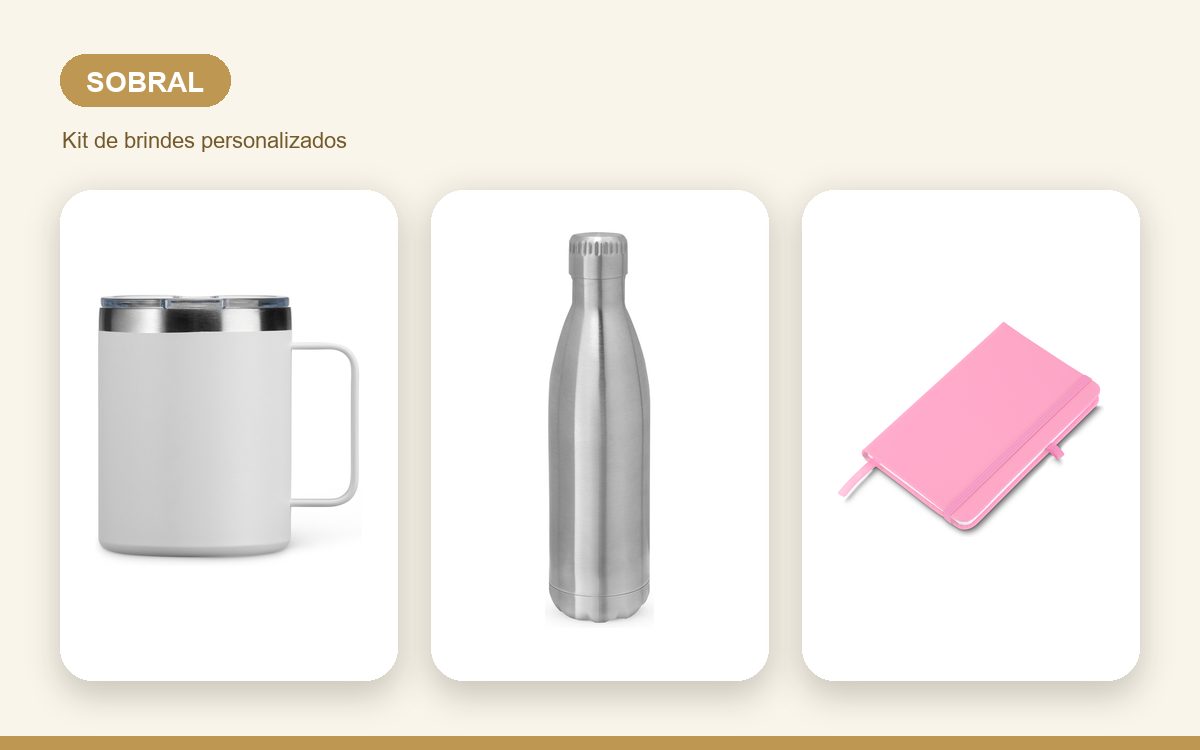 Brindes personalizados com a sua marca — Brindes Corporativos em Sobral: Kits para Empresas