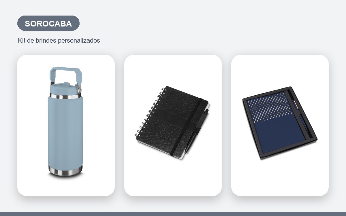 Brindes personalizados com a sua marca — Brindes corporativos em Sorocaba: kits para sua empresa