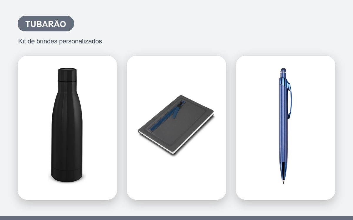 Brindes personalizados com a sua marca — Brindes Corporativos em Tubarão: Kits para Empresas