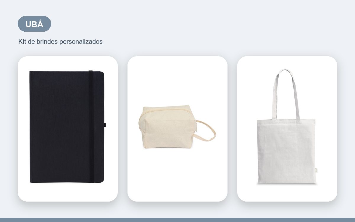 Brindes personalizados com a sua marca — Brindes corporativos em Ubá: kits para empresas com entrega garantida