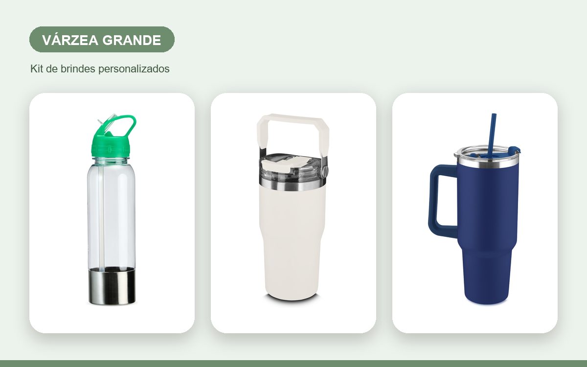 Brindes personalizados com a sua marca — Brindes Corporativos em Várzea Grande para Empresas