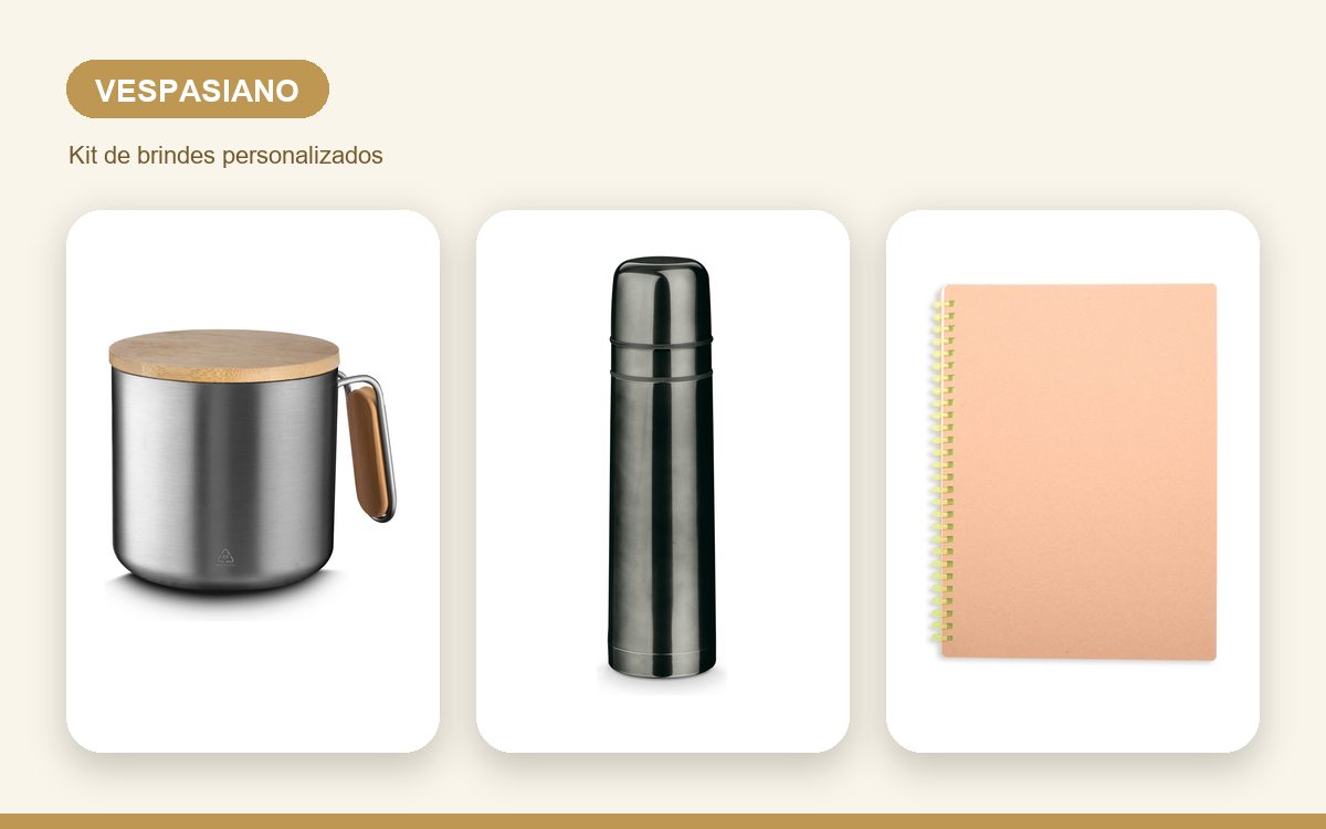 Brindes personalizados com a sua marca — Brindes Corporativos em Vespasiano: kits para empresas locais