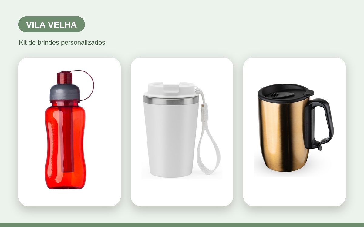 Brindes personalizados com a sua marca — Brindes Corporativos em Vila Velha: Kits para Empresas