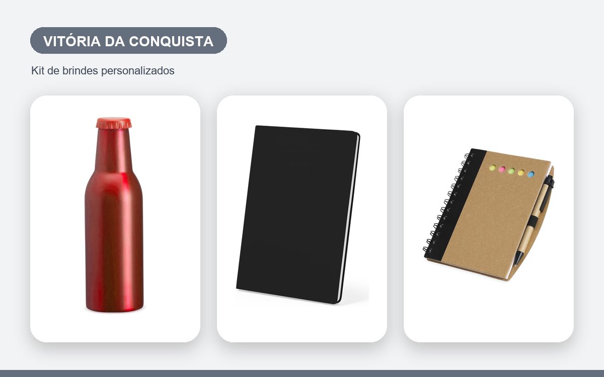 Brindes personalizados com a sua marca — Brindes Corporativos em Vitória da Conquista para Empresas