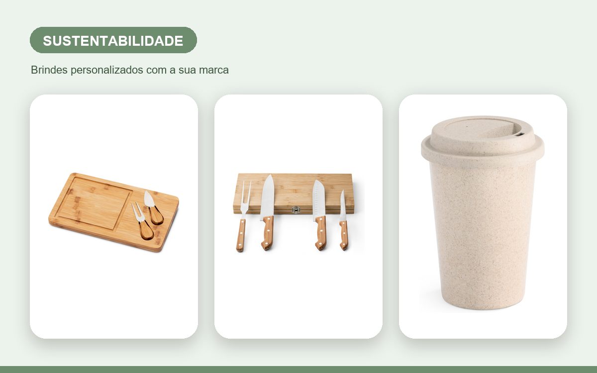 Brindes personalizados com a sua marca — Brindes Ecológicos: Sustentabilidade na Prática