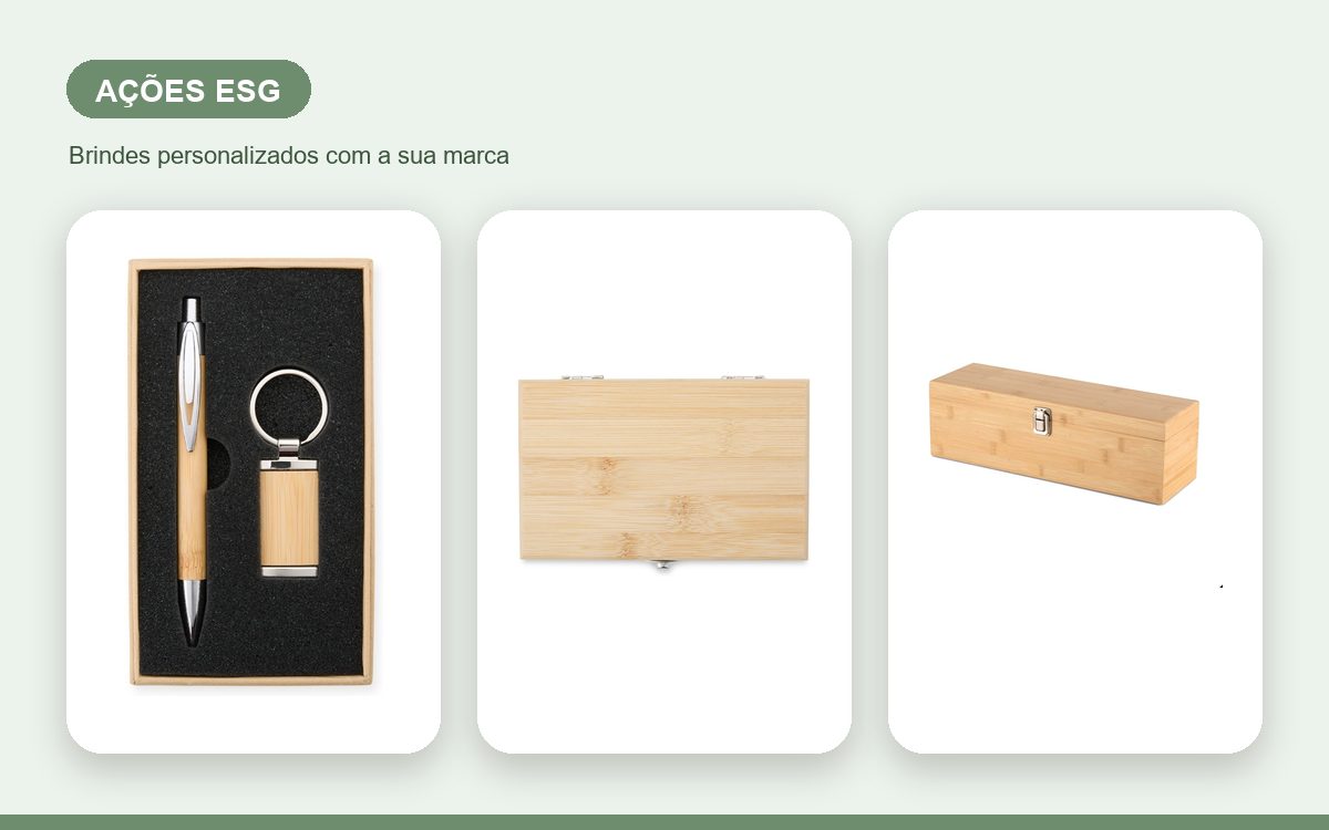 Brindes personalizados com a sua marca — Brindes para ações ESG: como alinhar discurso e prática