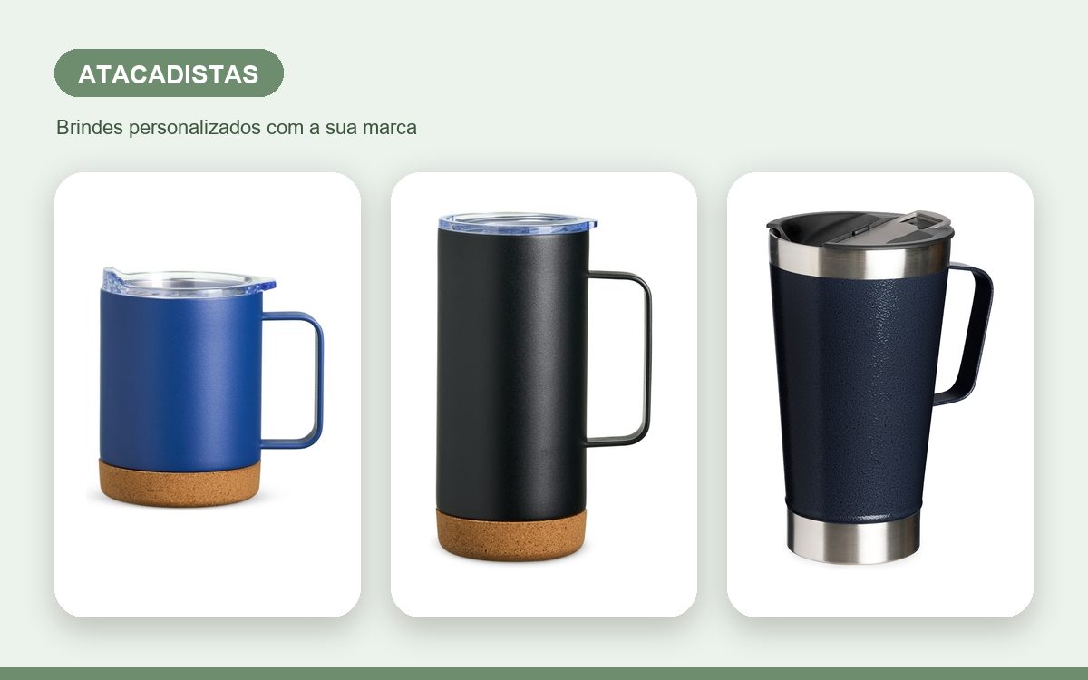 Brindes personalizados com a sua marca — Brindes personalizados para atacadistas e distribuidoras