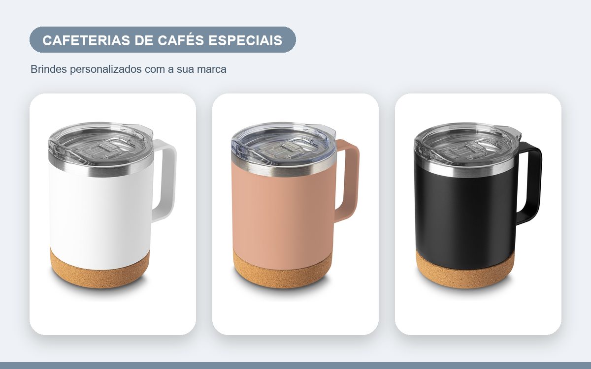 Brindes personalizados com a sua marca — Brindes personalizados para cafeterias de cafés especiais