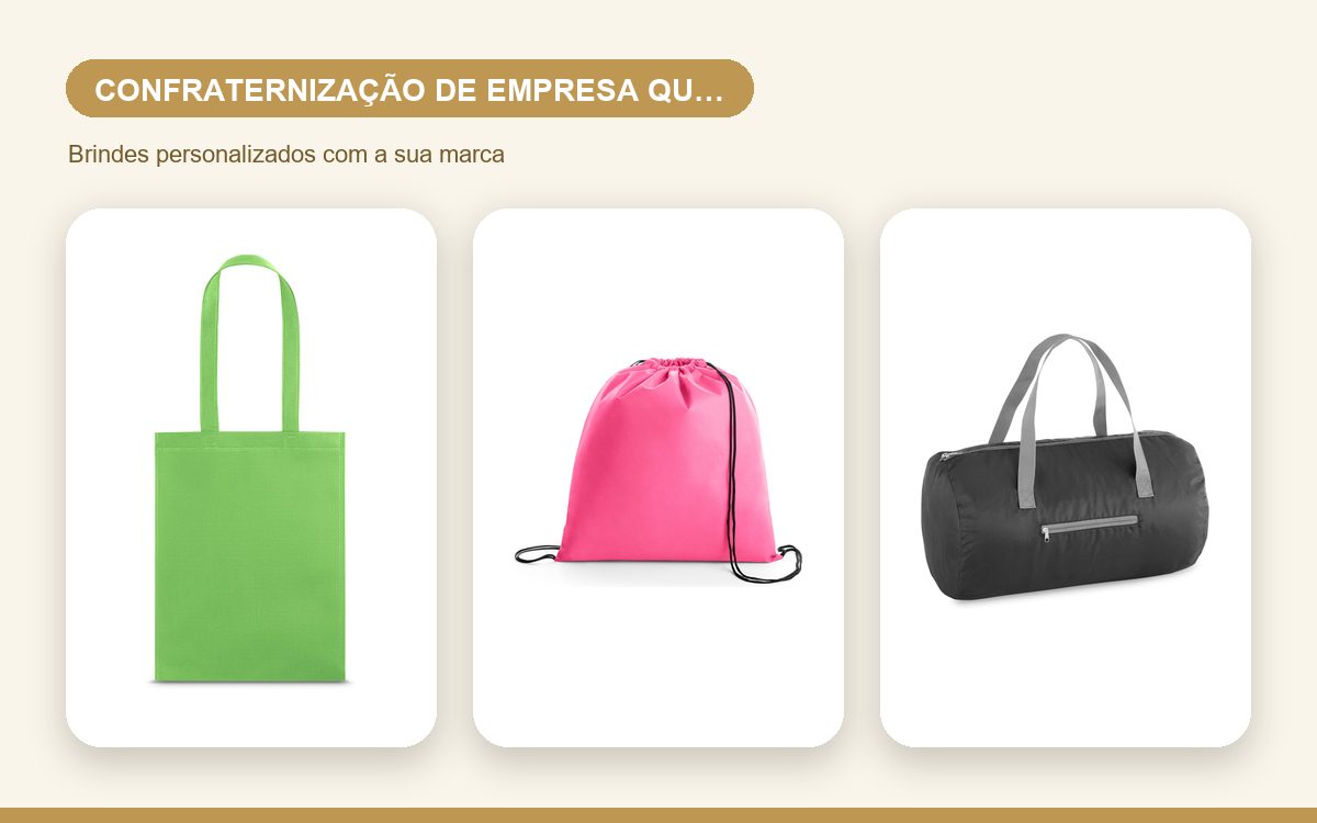 Brindes personalizados com a sua marca — Brindes para confraternização de empresa que marcam