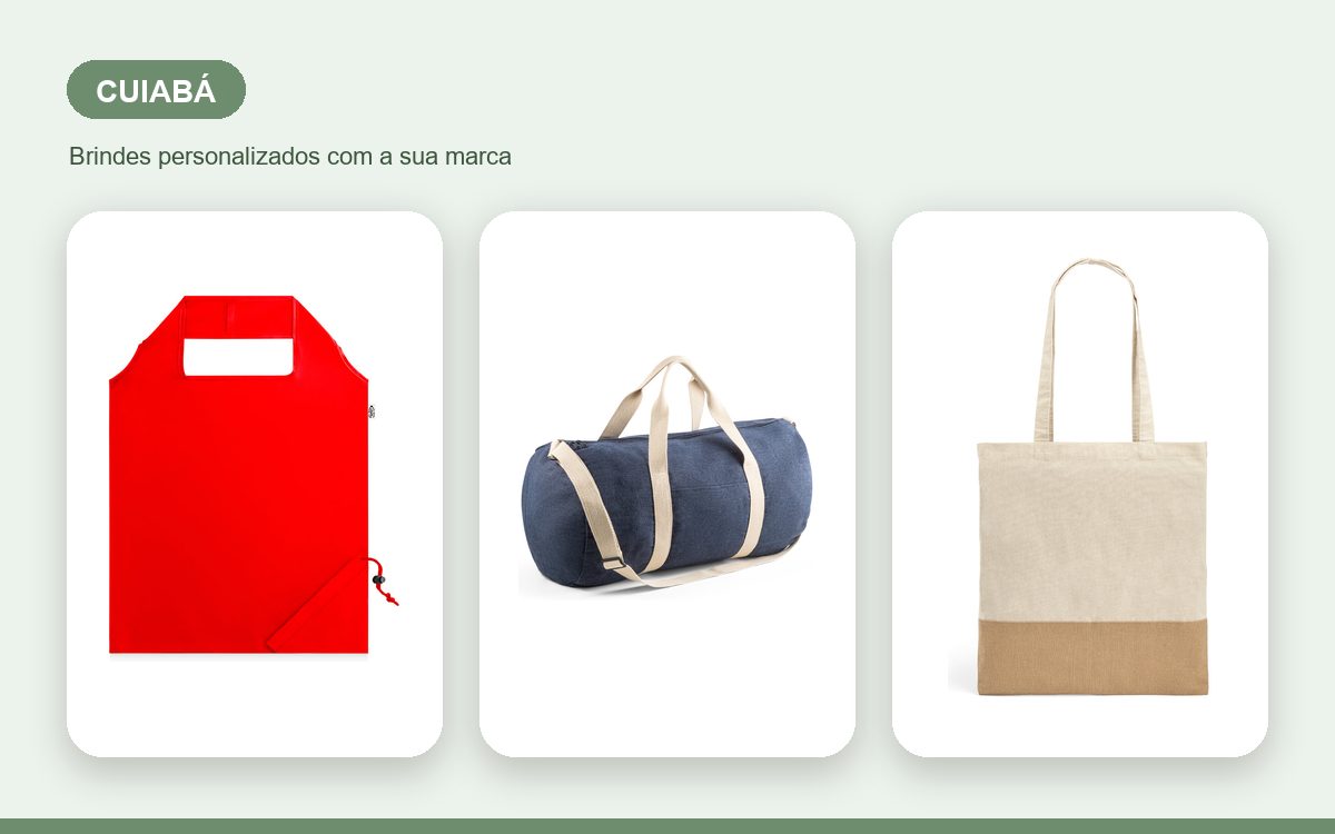 Brindes personalizados com a sua marca — Brindes para Eventos em Cuiabá: Feiras e Congressos