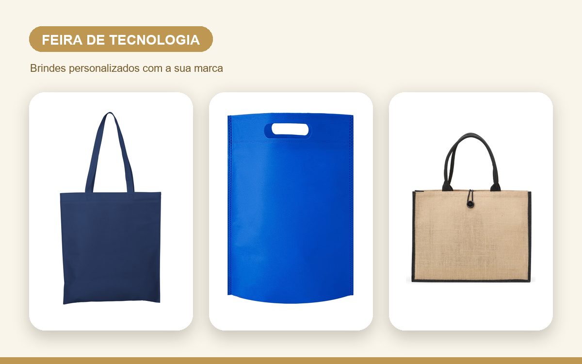Brindes personalizados com a sua marca — Brindes para feira de tecnologia: destaque sua marca no stand