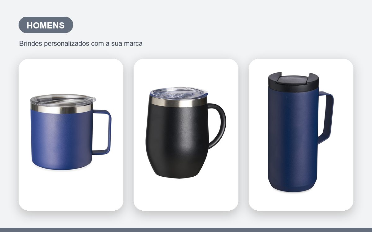 Brindes personalizados com a sua marca — Brindes personalizados para homens: ideias com a sua marca