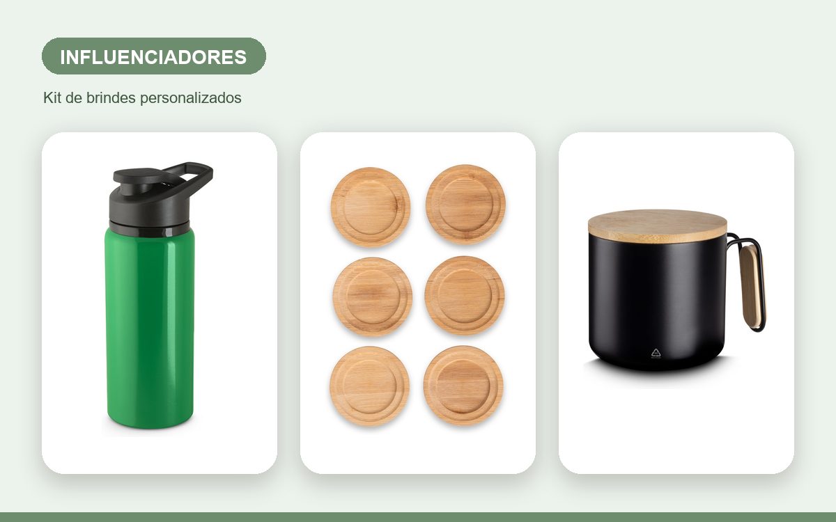 Brindes personalizados com a sua marca — Brindes para influenciadores e imprensa: press kits eficazes
