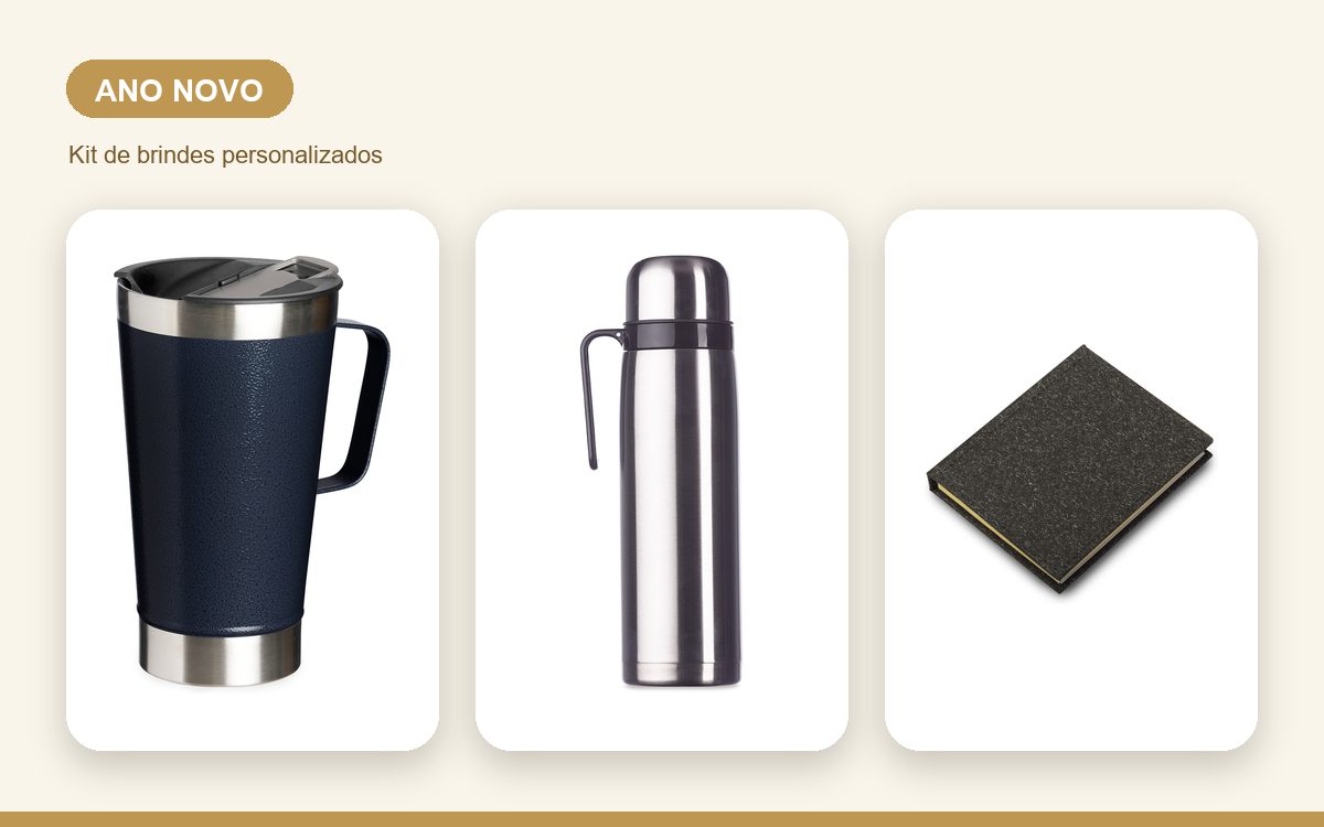 Kit de brindes personalizados — Brindes Personalizados para o Ano Novo: Ideias para Empresas