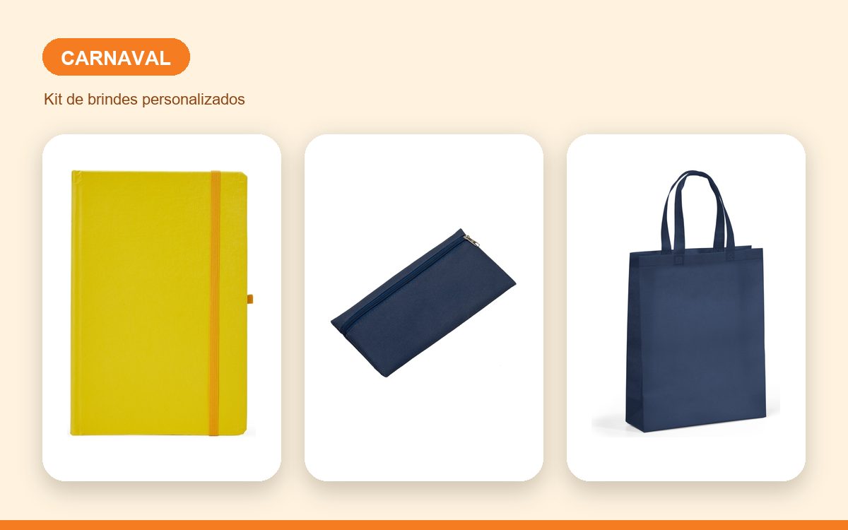 Kit de brindes personalizados — Brindes personalizados para o Carnaval: ideias para empresas