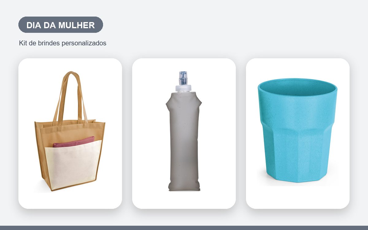 Kit de brindes personalizados — Brindes Personalizados para o Dia da Mulher: Ideias para Empresas