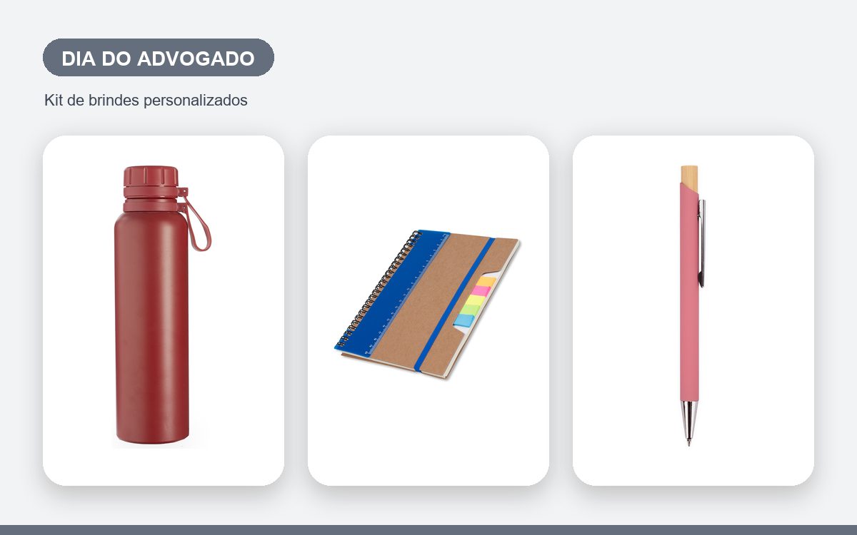 Kit de brindes personalizados — Brindes para o Dia do Advogado: Profissionalismo e Estilo