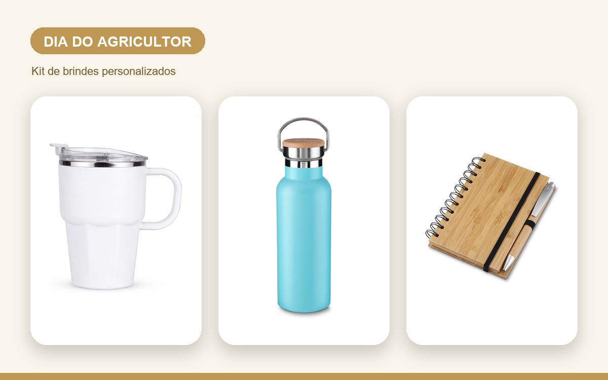 Kit de brindes personalizados — Brindes para o Dia do Agricultor: como homenagear o produtor