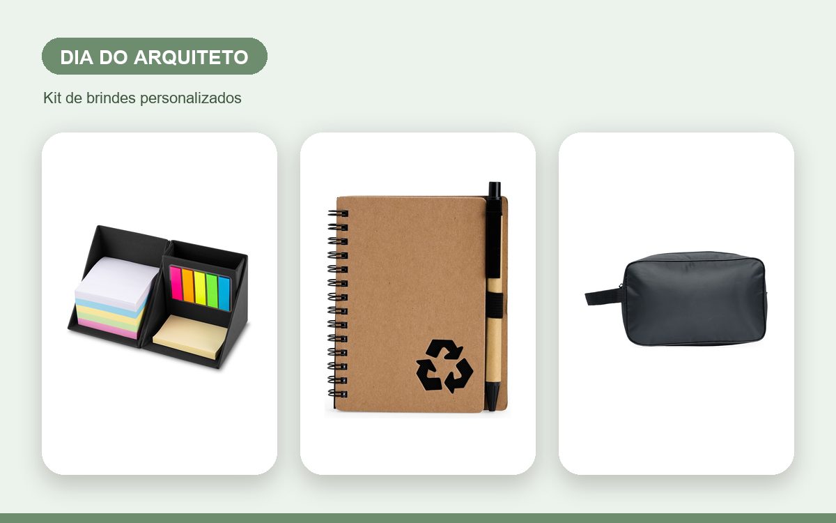 Kit de brindes personalizados — Brindes para o Dia do Arquiteto: Ideias para Empresas
