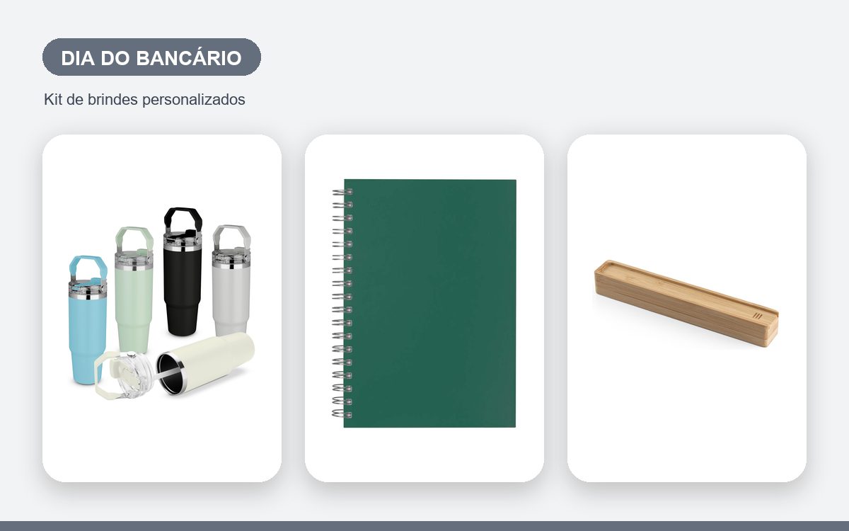 Kit de brindes personalizados — Brindes para o Dia do Bancário: Ideias para Empresas