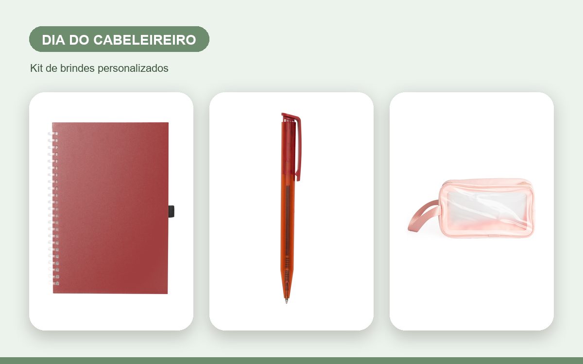 Kit de brindes personalizados — Brindes para o Dia do Cabeleireiro: ideias para o salão